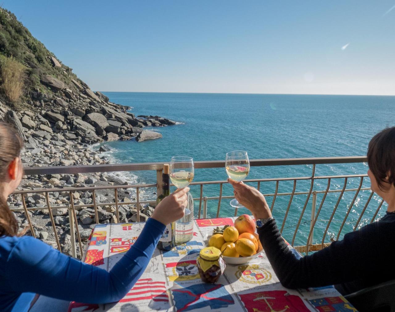 Unda De Ma Sea View Terrace Apartment Vernazza Esterno foto